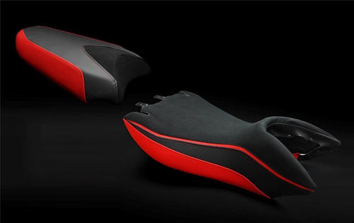 Luimoto Suede Seat Covers Front & Rear 5 Colors For Aprilia Mana 850 GT 2008-15