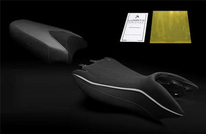 Luimoto Suede Seat Covers Front & Rear 5 Colors For Aprilia Mana 850 GT 2008-15