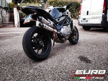 Load image into Gallery viewer, MV Agusta Brutale 750 910 Silmotor Exhaust Megaphone Slipon Silencers Carbon Cap