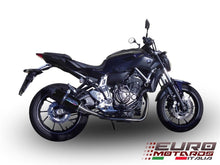 Load image into Gallery viewer, Yamaha FJ07 Tracer 700 2017-19 GPR Exhaust Full System With Furore Nero Silencer