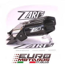 Load image into Gallery viewer, Ducati Hypermotard 796 1100 +Evo Zard Exhaust Top Gun Carbon Silencers Black Cap