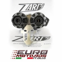 Load image into Gallery viewer, Ducati Hypermotard 796 1100 +Evo Zard Exhaust Top Gun Carbon Silencers Black Cap