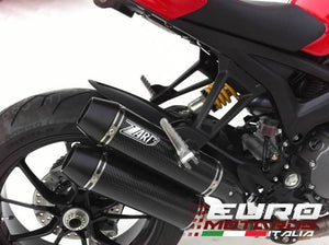 Ducati Monster 1100 Evo Zard Exhaust Carbon Silencers Road Legal