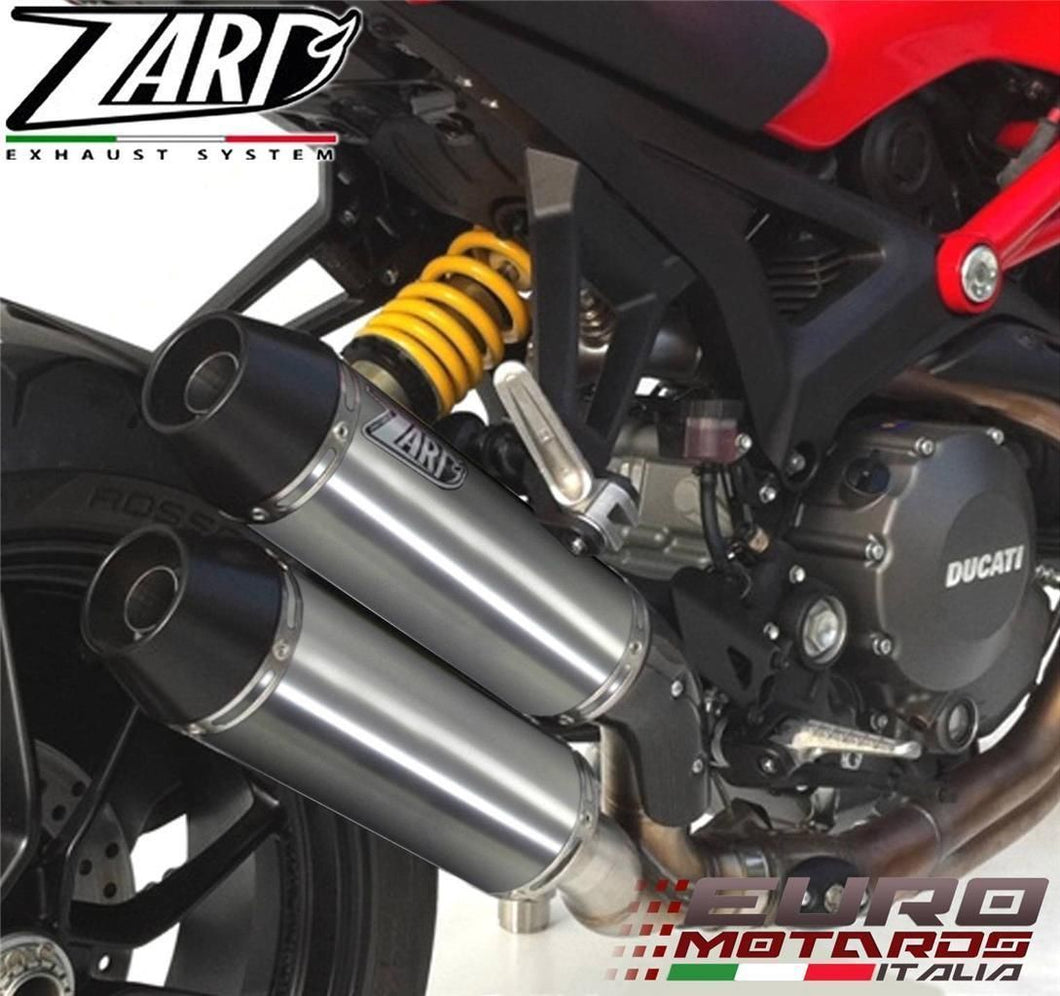 Ducati Monster 1100 Evo Zard Exhaust Titanium Silencers Road Legal
