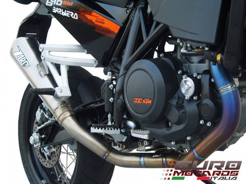 KTM 690 SM Supermoto Zard Exhaust Full Titanium System With 2 Titanium Silencers