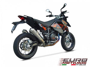 KTM 690 SM Supermoto Zard Exhaust Full Titanium System With 2 Titanium Silencers