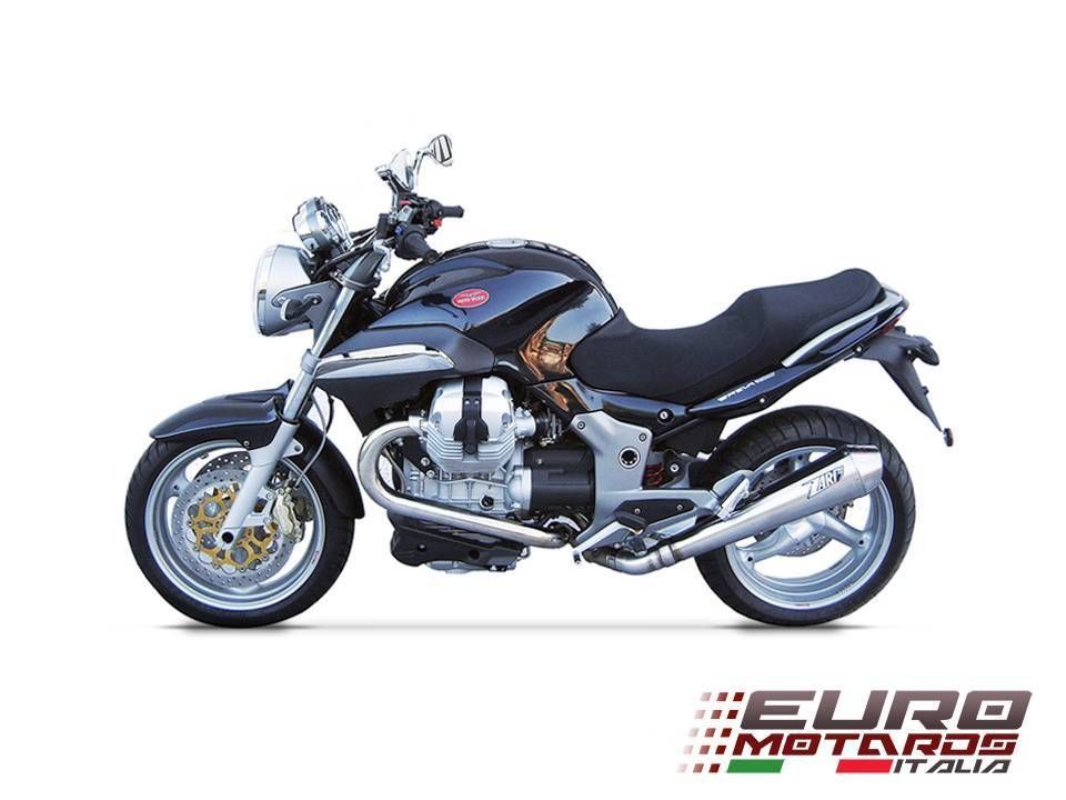 Moto Guzzi Breva 1200 2005-2010 Zard Exhaust Conical Silencer Steel Muffler +3HP