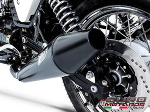 Moto Guzzi V7 Cafe Racer /Classic 08-11 Zard Full Exhaust System Ceramic Black