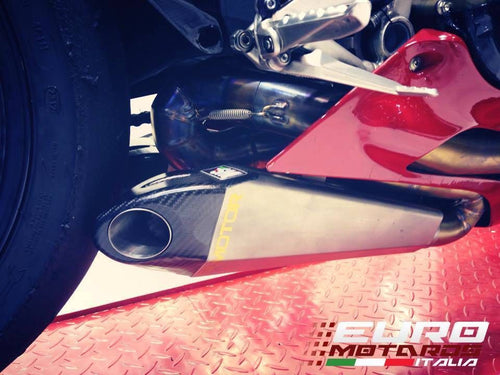 Ducati 1199 Panigale Silmotor Exhaust Full Racing System Carbon Cap