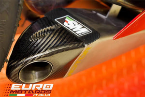 Ducati 1199 Panigale Silmotor Exhaust Full Racing System Carbon Cap