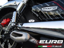 Load image into Gallery viewer, Triumph Rocket III 2005-2012 Zard Exhaust Penta Carbon Silencers Only 3.7kg
