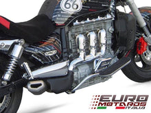 Load image into Gallery viewer, Triumph Rocket III 2005-2012 Zard Exhaust Penta Carbon Silencers Only 3.7kg