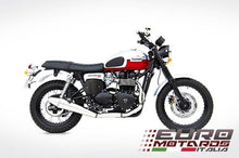 Load image into Gallery viewer, Triumph Thruxton Injected Model Zard Exhaust Full System + Low Conical Silencer