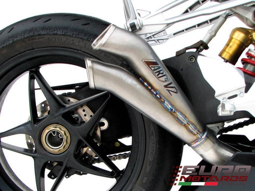MV Agusta F4 1000 2010-2013 Zard Exhaust Full System + V2 Silencer Steel/Titan