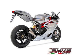 MV Agusta F4 1000 2010-2013 Zard Exhaust Full System + V2 Silencer Steel/Titan