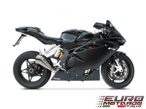 MV Agusta F4 1000 2010-2013 Zard Exhaust Full System + V2 Silencer Steel/Titan