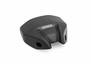 CNC Racing Carbon Fender Exhaust Guard Keylock Cover For Ducati Monster 821 1200