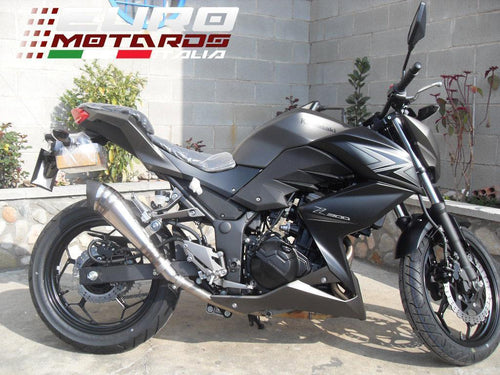 Kawasaki Z300 Endy Exhaust Brutale Silencer Muffler Scarico Road Legal