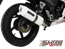 Load image into Gallery viewer, Honda CBR 300R GPR Exhaust Systems Albus White Silencer Road Legal
