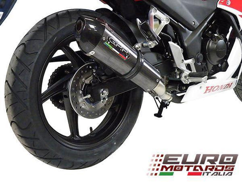 Honda CBR 300R GPR Exhaust GPE CF Carbon Look Slipon Silencer Terminale Muffler