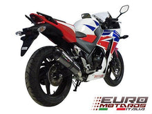 Load image into Gallery viewer, Honda CBR 300R GPR Exhaust GPE CF Carbon Look Slipon Silencer Terminale Muffler