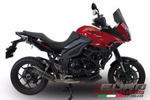 Load image into Gallery viewer, Triumph Tiger Sport 2013-2015 GPR Exhaust GPE CF Carbon Look Silencer Low Mount