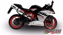Load image into Gallery viewer, KTM RC 390 2015-2016 High Mount GPR Exhaust Albus White Silencer Road Legal