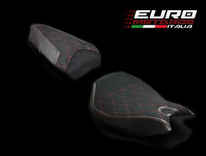 Luimoto Suede Diamond Quilt Seat Cover Set /Gel Option For Ducati 1299 Panigale