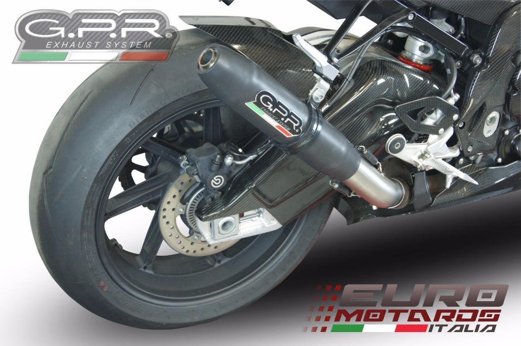 BMW S1000RR 2015 GPR Exhaust Systems Deeptone Nero Silencer Racing