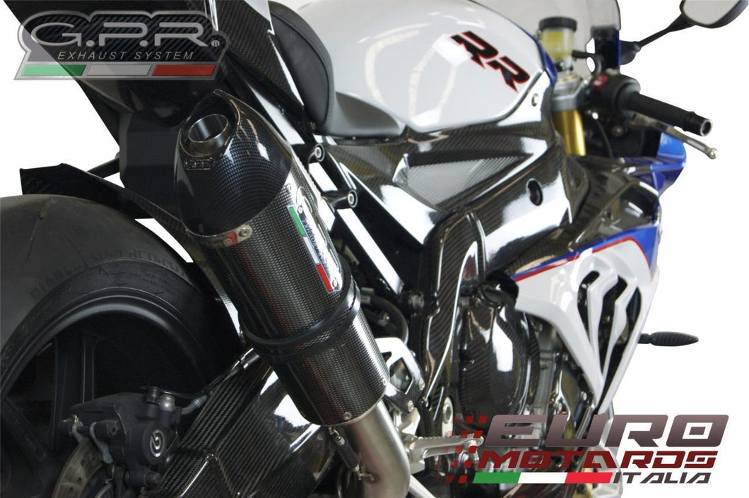 BMW S1000RR 2015-2016 GPR Exhaust GPE CF Carbon Look Silencer Road Legal
