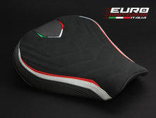 Load image into Gallery viewer, Luimoto Team Italia Suede Seat Cover Rider New For MV Agusta F3 675 800 2012-18