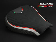 Load image into Gallery viewer, Luimoto Team Italia Suede Seat Cover Rider New For MV Agusta F3 675 800 2012-18