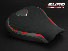 Load image into Gallery viewer, Luimoto Team Italia Suede Seat Cover Rider New For MV Agusta F3 675 800 2012-18
