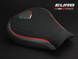 Luimoto Team Italia Suede Seat Cover Rider New For MV Agusta F3 675 800 2012-18