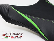 Load image into Gallery viewer, Luimoto Team Kawa Suede Tec-Grip Seat Cover For Rider For Kawasaki ZX10R 2011-20