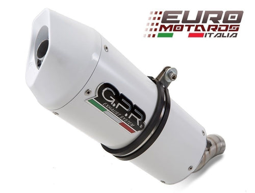 AJP PR 5 2015-2016 GPR Exhaust Slip-On Silencer Albus White Road Legal New