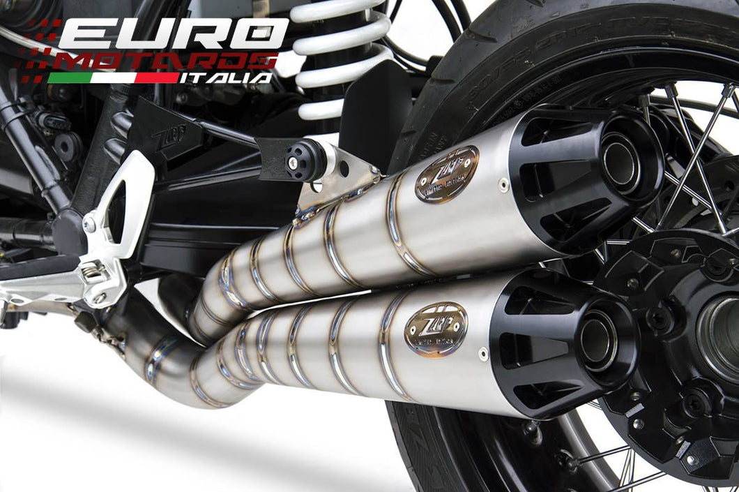 BMW RnineT R-Nine-T Zard Exhaust Titan Full System 2-1-2 Double Silencers -5.3KG