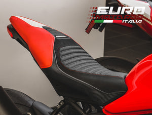 Luimoto Corsa Tec-Grip Suede Seat Cover 2 Colors For Ducati Monster 1200R 16-18