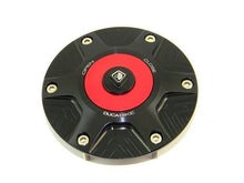 Load image into Gallery viewer, Ducabike Billet Carbon Gas Cap Red Ducati Multistrada 1200