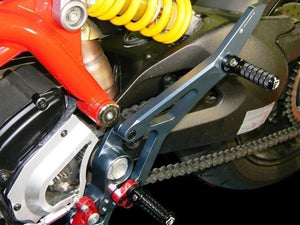 Ducabike Billet Passenger Footrest Black Ducati Hypermotard SP 821 Strada