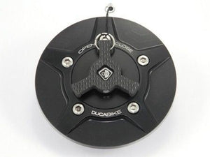 Ducabike Billet Carbon Gas Cap Black For Ducati Diavel Monster 696 796 1100