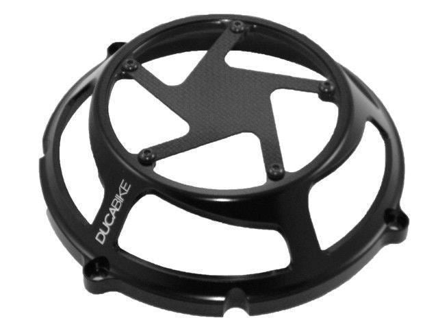 Ducabike Billet Carbon Clutch Cover 02Bla Ducati Monster 696 796 1100 1098 1198