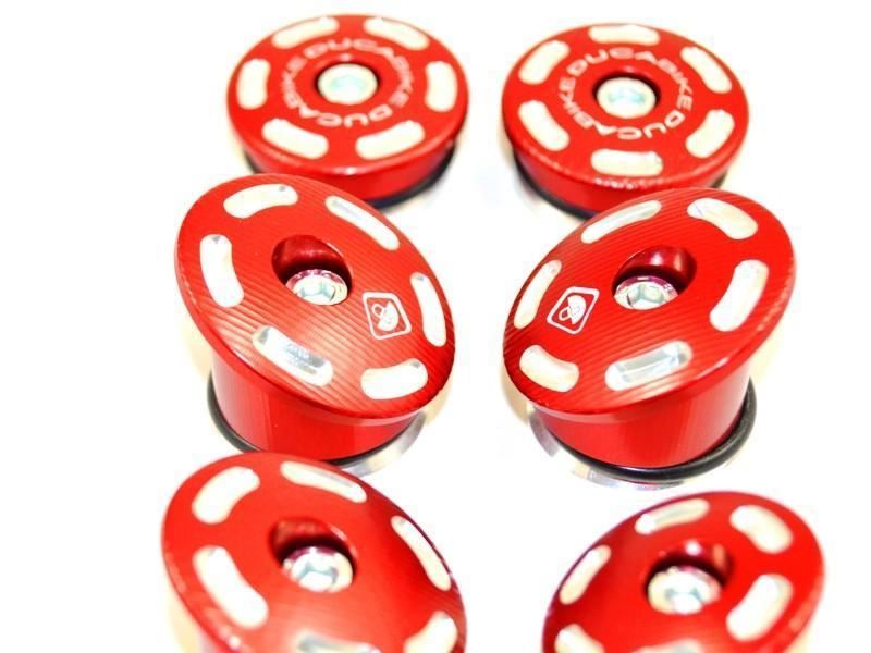 Ducabike 6 Frame Plugs Caps Set For Ducati Monster 821 2014-17 / 1200 2014-16