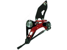 Load image into Gallery viewer, Ducabike Adjustable Rearsets Red Ducati Monster S2R S4R S4RS