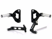 Load image into Gallery viewer, Ducabike Adjustable Rearsets Black/Silver Ducati 748 916 996 998