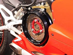 Ducabike Clear Clutch Cover & Spring Retainer Ducati 959 1199 1299 Panigale Blk
