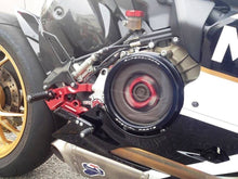 Load image into Gallery viewer, Ducabike Clear Clutch Cover &amp; Spring Retainer Ducati 959 1199 1299 Panigale Blk