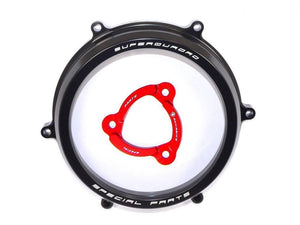 Ducabike Clear Clutch Cover & Spring Retainer Ducati 959 1199 1299 Panigale Blk