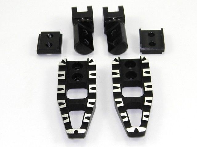 Ducabike Adjustable Foot Pegs Blk Ducati Diavel Hypermotard Multistrada Monster