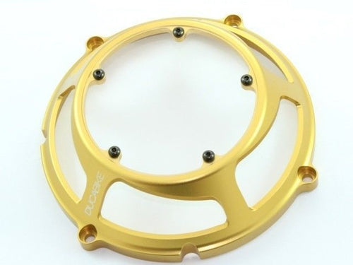 Ducabike Billet Clutch Cover 01Gold Ducati Monster Hyper 696 796 1100 1098 1198